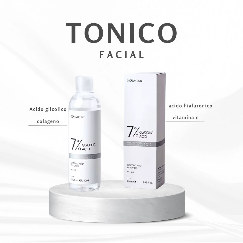 GlowDerm®️ – Tónico Hidratante Antiedad con Ácido Glicólico