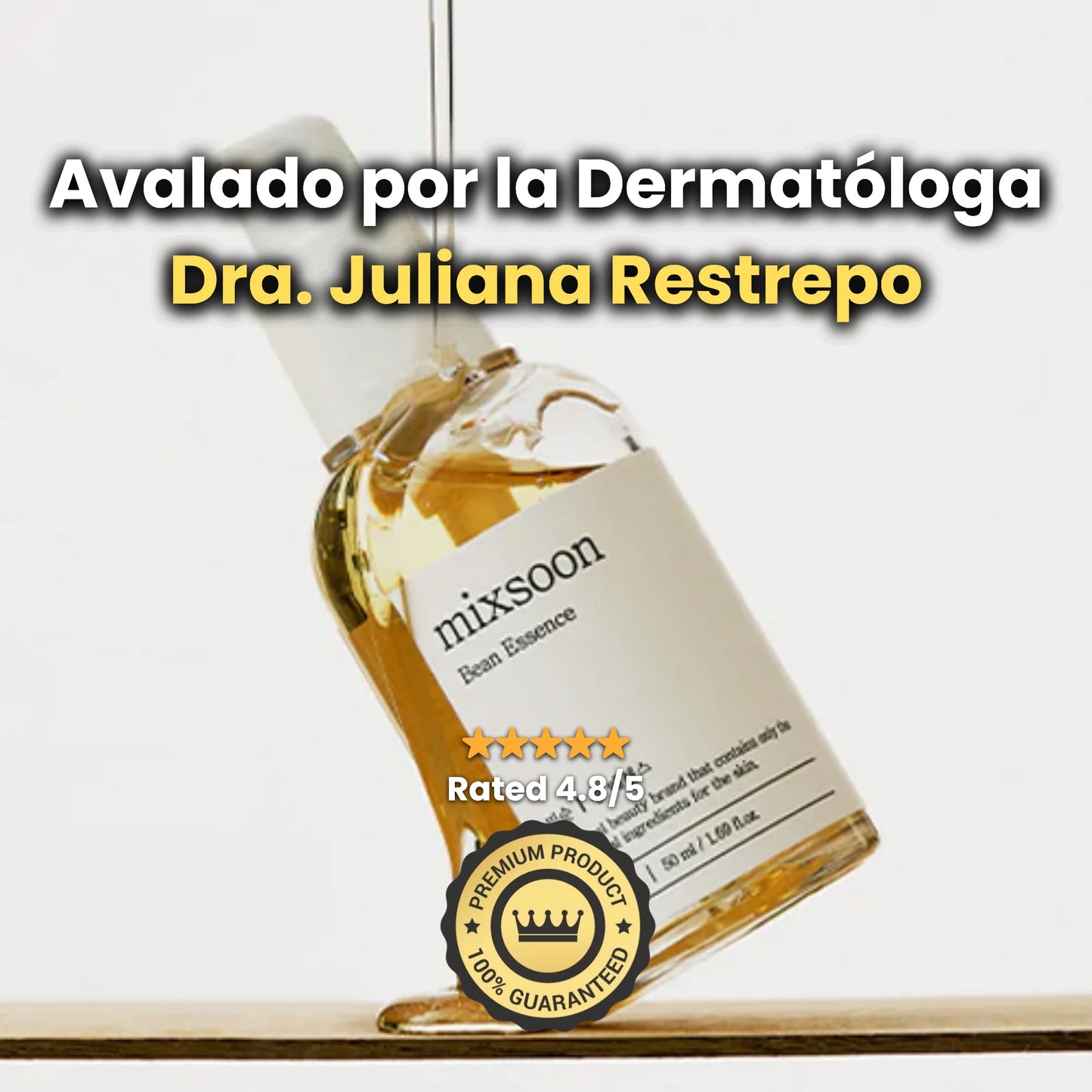 Mixsoon Esencia Bean Essence®: Hidratación y Luminosidad para tu Piel