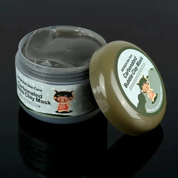 Mascarilla de burbujas: poros y puntos negros, control de brillo