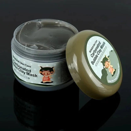 Mascarilla de burbujas: poros y puntos negros, control de brillo