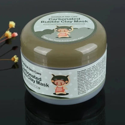 Mascarilla de burbujas: poros y puntos negros, control de brillo