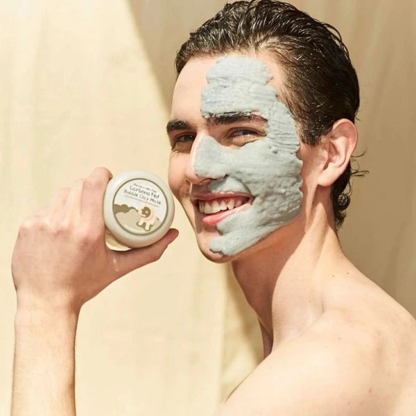 Mascarilla de burbujas: poros y puntos negros, control de brillo